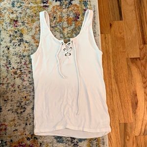 American Eagle Soft & Sexy tie up tank top